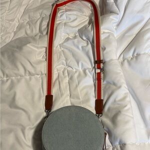 Target Red and Gray Crossbody Bag